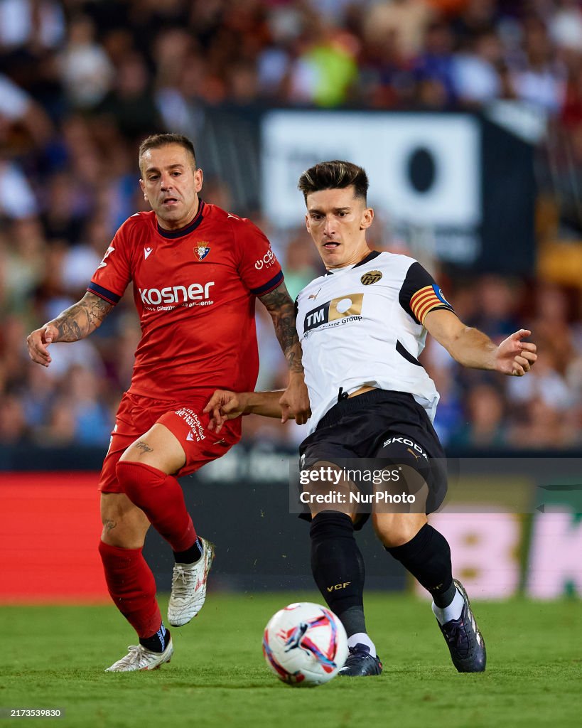 Valencia CF v CA Osasuna - LaLiga EA Sports