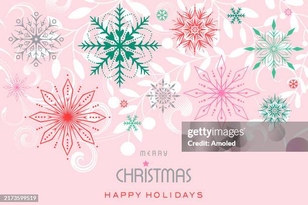 snowflake branch background - stock illustration - christmas portrait background stock illustrations