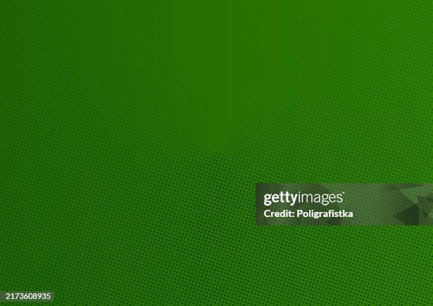 green halftone dotted background - spotted pattern - solid green background stock illustrations