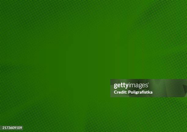 green halftone dotted background - spotted pattern - solid green background stock illustrations