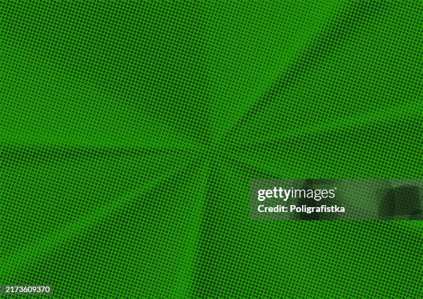 green halftone dotted background - spotted pattern - solid green background stock illustrations
