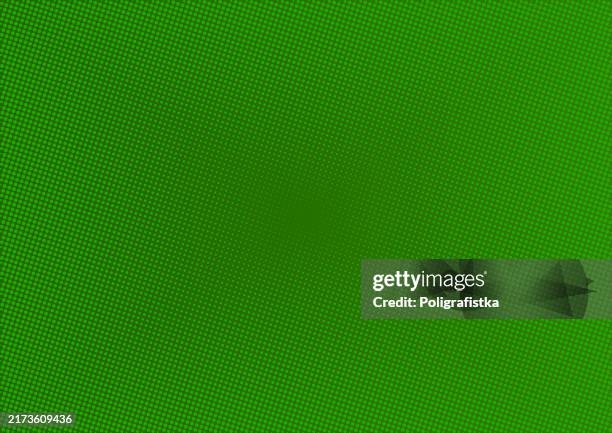 green halftone dotted background - spotted pattern - solid green background stock illustrations