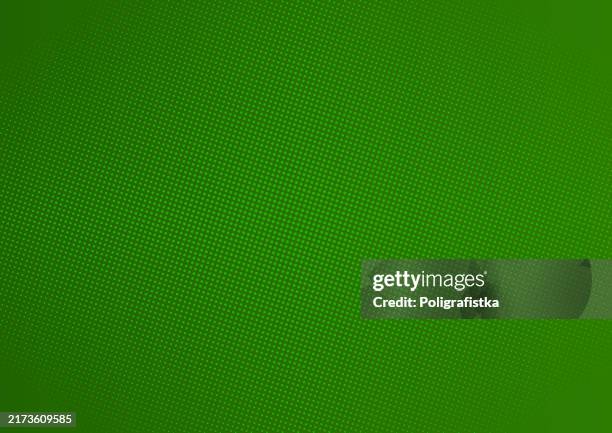 green halftone dotted background - spotted pattern - solid green background stock illustrations