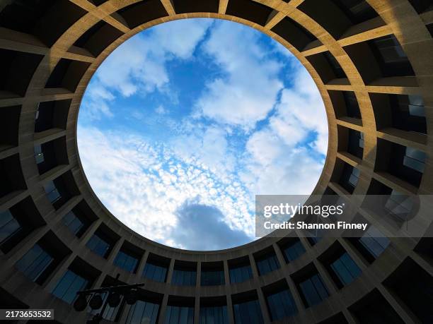 An interior view of the courtyard at the Hirshhorn Ball at the Hirshhorn Museum and Sculpture Garden on September 21, 2024 in Washington, DC.