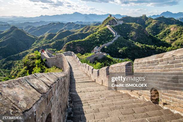 the great wall of china - great wall of china stock pictures, royalty-free photos & images