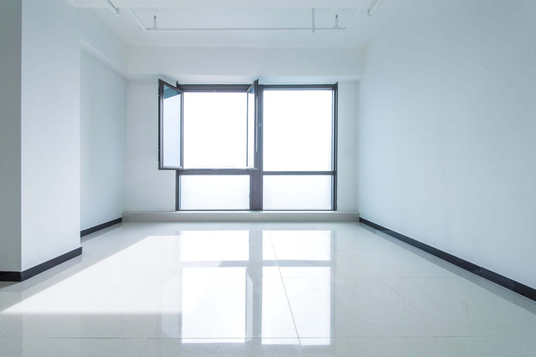 clean building interior