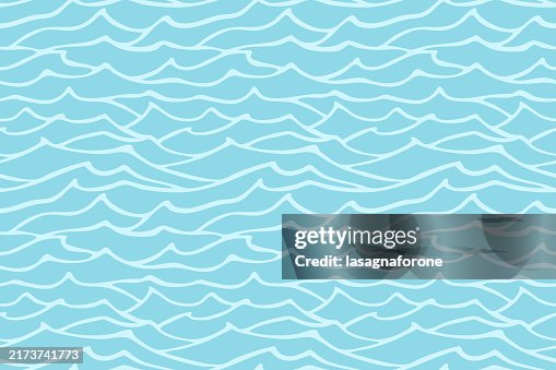 Seamless Vector Wave Pattern High-Res Vector Graphic - Getty Images