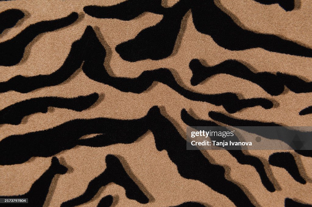 Animal Fabric Print Texture Background.
