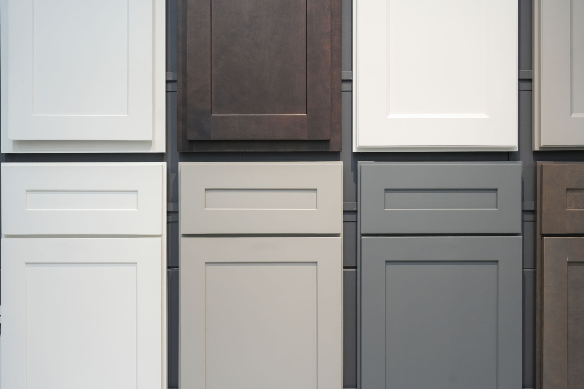 dramatic kitchen cabinets