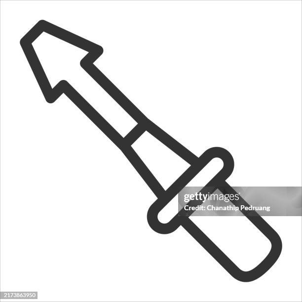 chisel line vector icon on white background. editable stroke. pixel perfect. for mobile and web. outline vector graphics. stock illustration work tool, built structure - carpentry logo stock illustrations