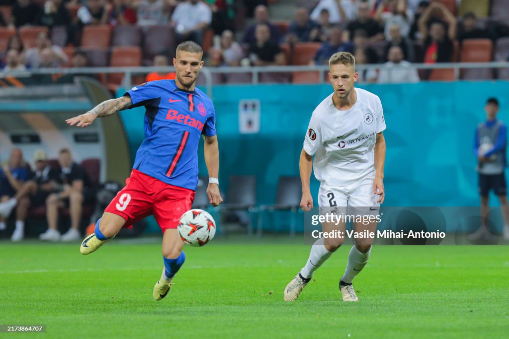 Fcsb Rfs Daniel Birligea of FCSB scores a goal during the UEFA Europa League ...