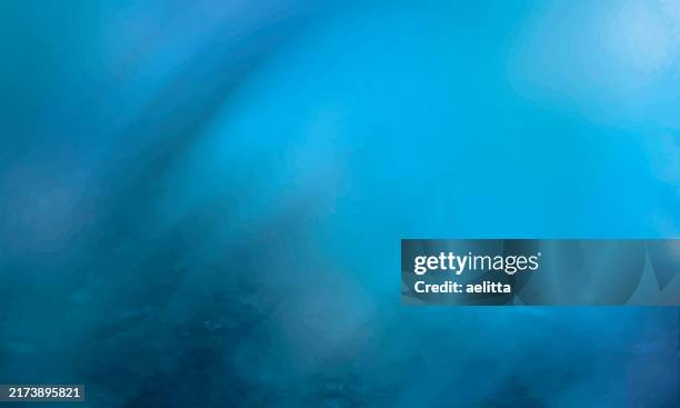abstract blue watercolor background - rain cloud stock illustrations