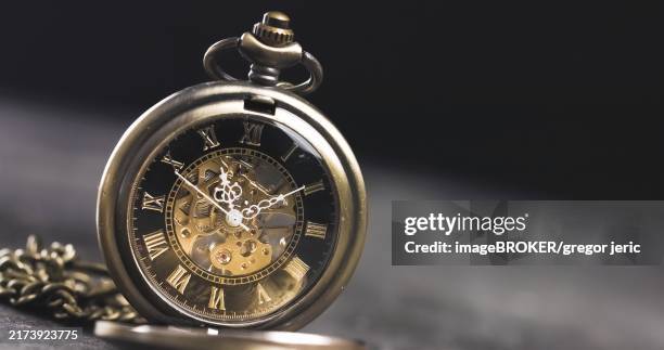 antique old pocket watch dial close-up. vintage hipster clock measuring time - pocket watch stock pictures, royalty-free photos & images