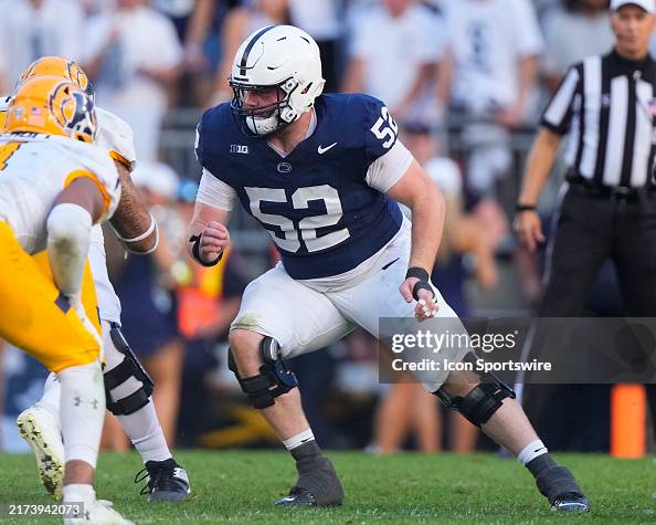 Penn State Nittany Lions Offensive Lineman Dominic Rulli looks to ...