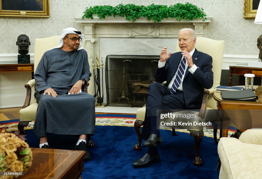 President Biden Meets With UAE President Sheikh Mohamed bin Zayed Al Nahyan At The White House
