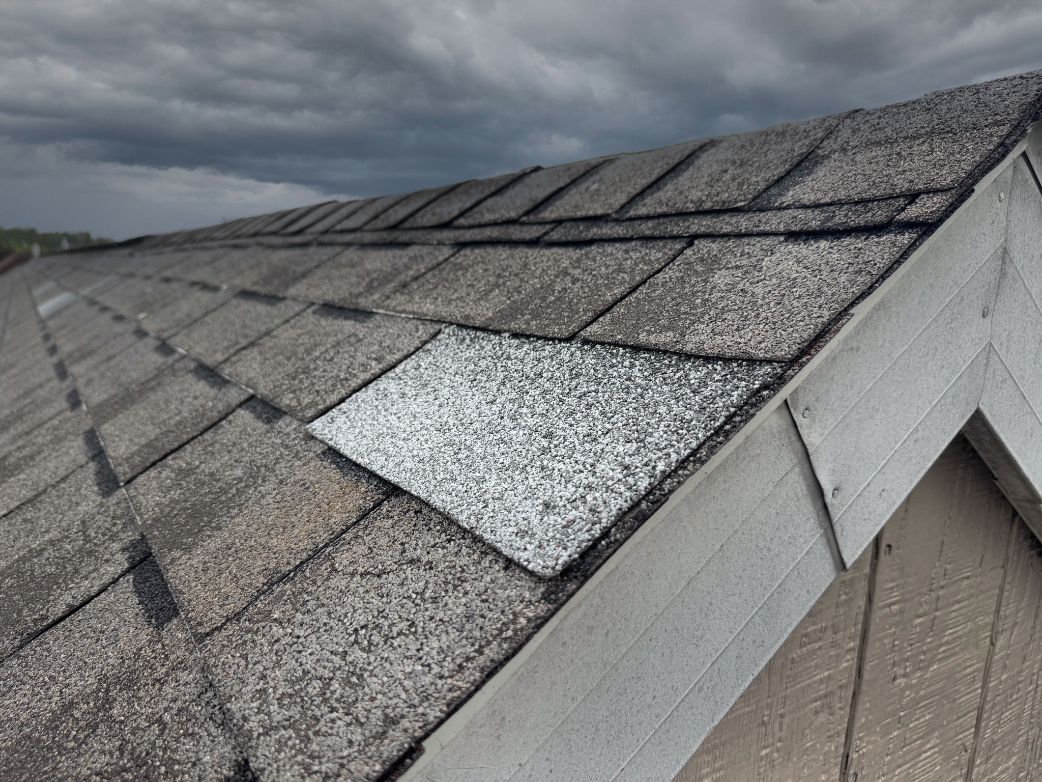 roof sun damage