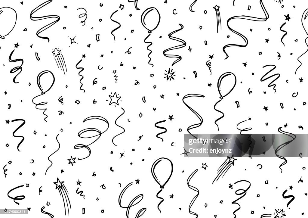 2024 party doodle drawings