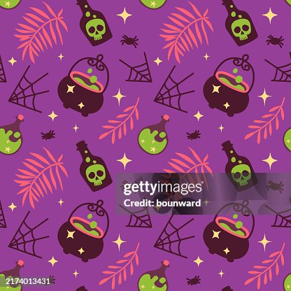 Halloween Seamless Pattern Background Halloween Seamless Pattern Background