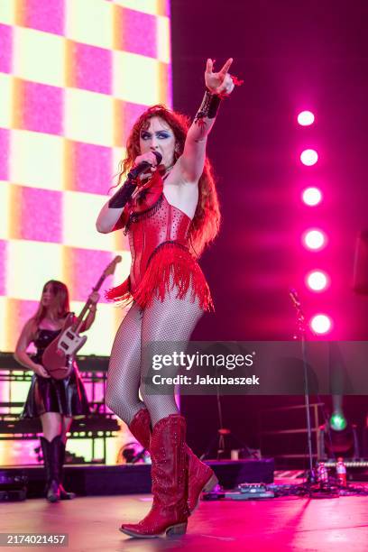 US singer and songwriter Chappell Roan performs live on stage during ...
