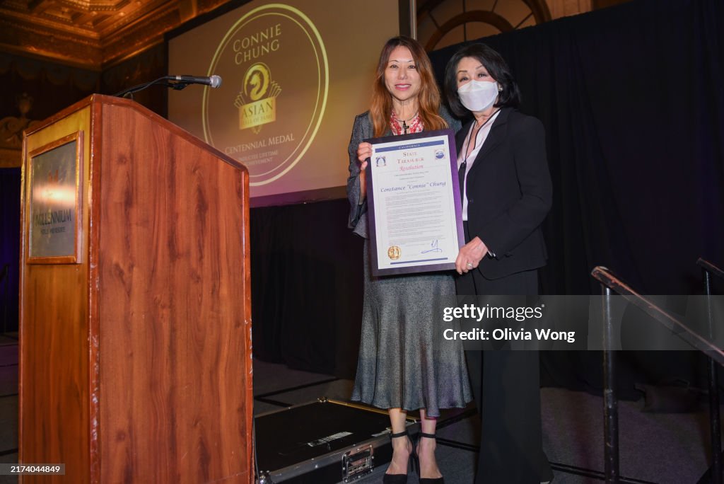 Connie Ruma Fiona Ma and Connie Chung attend Asian Hall of Fame hosts Centennial ...
