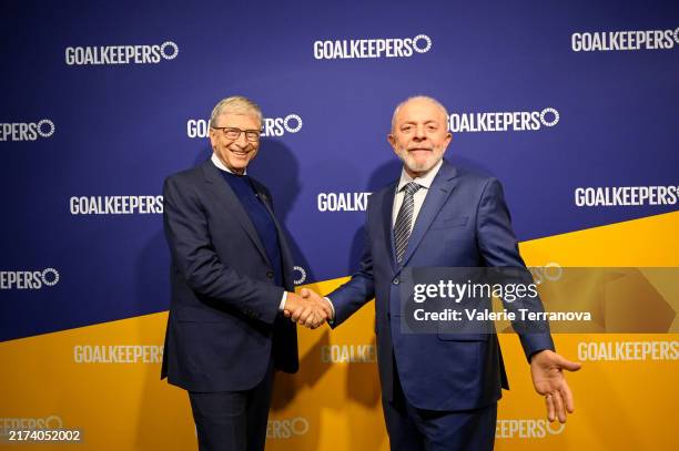 As world leaders gather in New York for the UN General Assembly, Bill Gates and Luíz Inácio Lula da Silva, President of Brazil attend the annual...