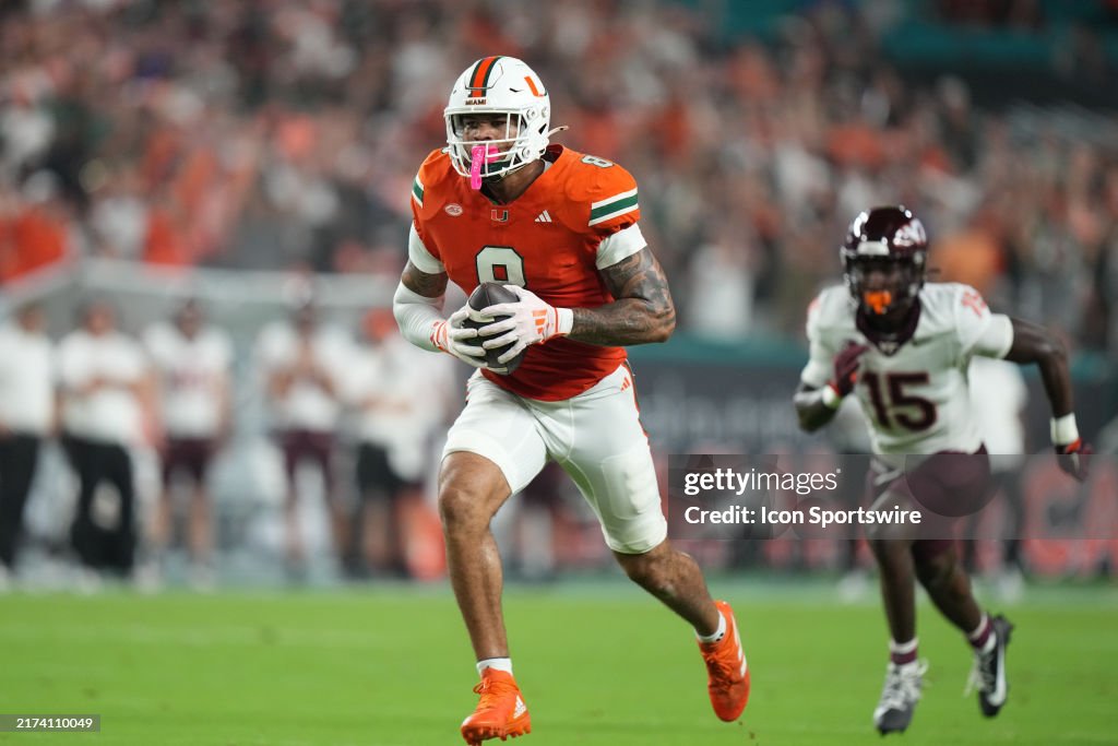 COLLEGE FOOTBALL: SEP 27 Virginia Tech at Miami