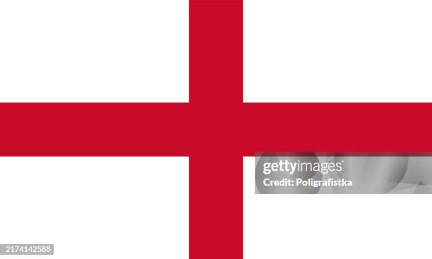 vektorflagge von england - english-flag stock-grafiken, -clipart, -cartoons und -symbole