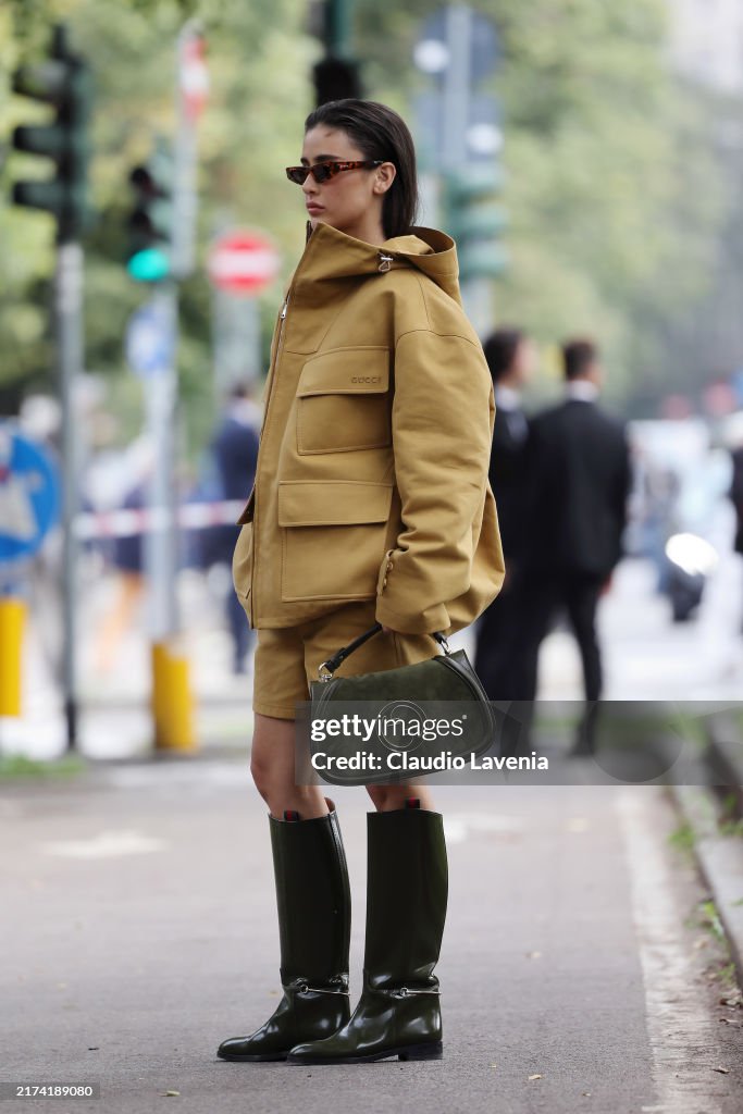 Street Style - Day 4 - Milan Fashion Week - Womenswear Spring/Summer 2025