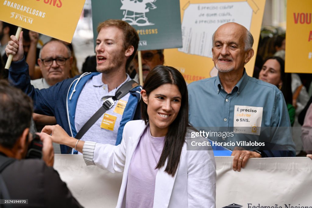 Portuguese National Health Service (SNS) Doctors Go On Strike For Better Working Conditions