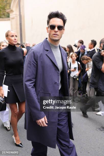 Baptiste Giabiconi attends the Christian Dior Womenswear Spring-Summer 2025 show as part of Paris Fashion Week on September 24, 2024 in Paris, France.