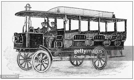 Antique image: Petroleum Motor Excursion Wagon Antique image: Petroleum Motor Excursion Wagon
