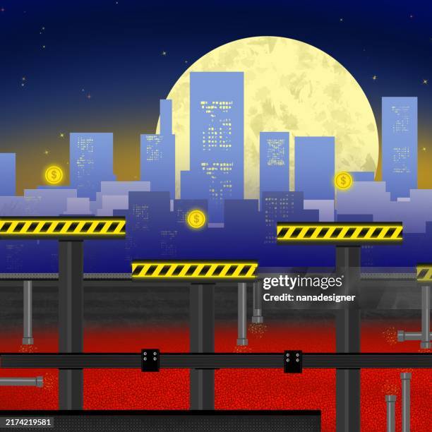 underground - tetris stock illustrations