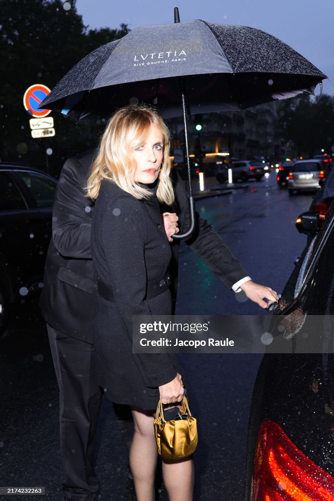 Celebrity Sightings - Paris Fashion Week - Womenswear Spring/Summer 2025 - Day Two