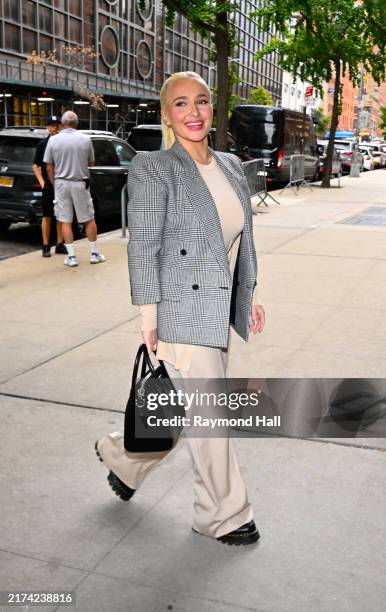 Actress Hayden Panettiere is seen on September 24, 2024 in New York City.