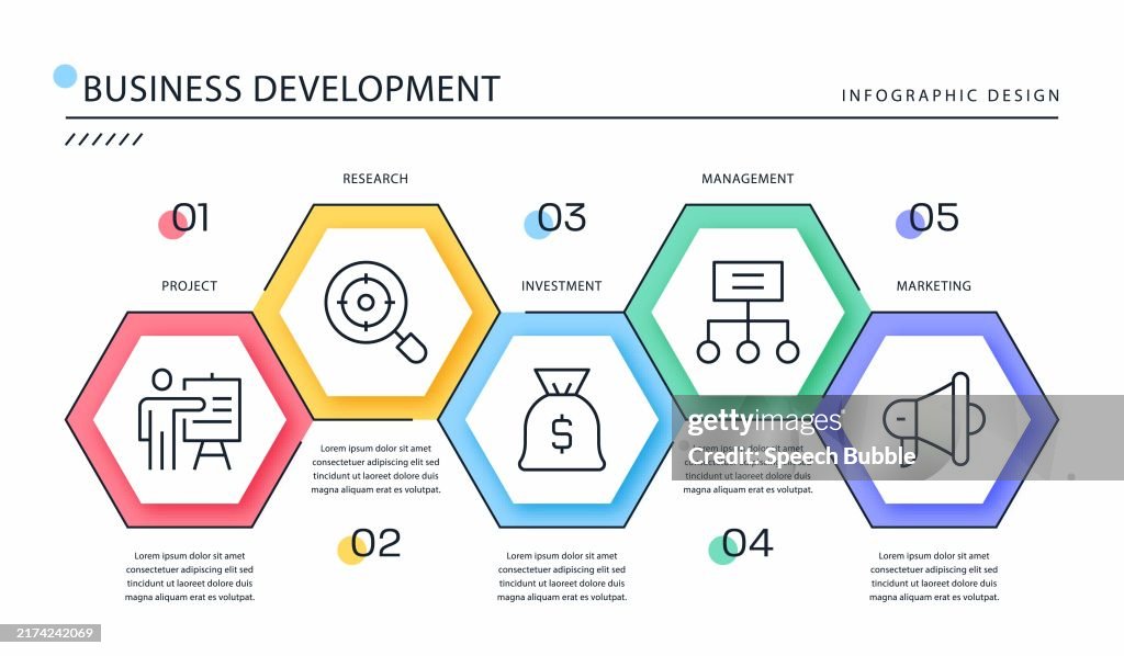 Business Development Infographic Template High-Res Vector Graphic ...