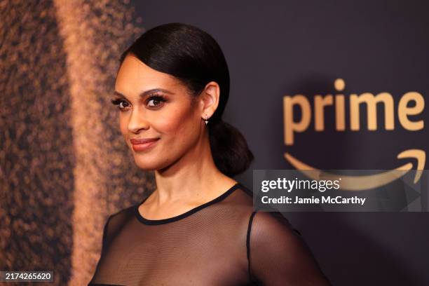 Cynthia Addai-Robinson attends "The Lord Of The Rings: The Rings Of Power" Season 2 New York Premiere at The Whitby Hotel on September 24, 2024 in...