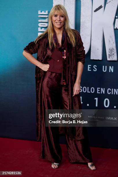 Raquel Meroño attends to "Joker: Folie A Deux" premiere film on September 24, 2024 in Madrid, Spain.