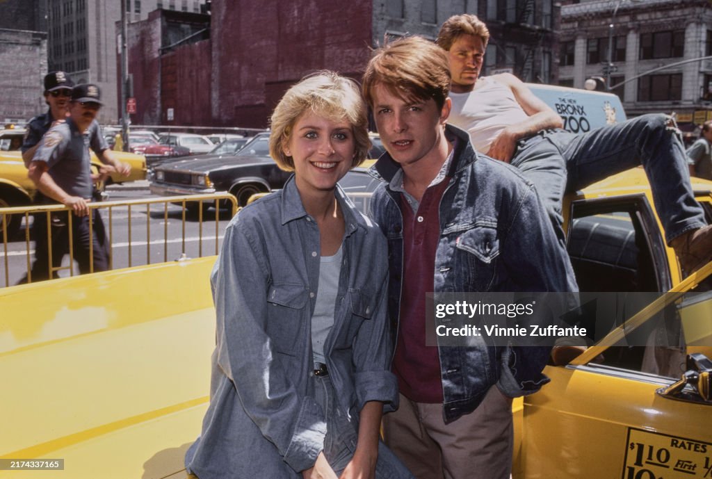Filming 'The Secret Of My Success', NYC