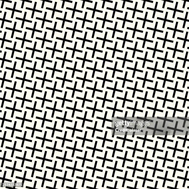 Repeat Pattern Frame Fullframe Background Featuring A Repeating Pattern Of Tilted Plus ...