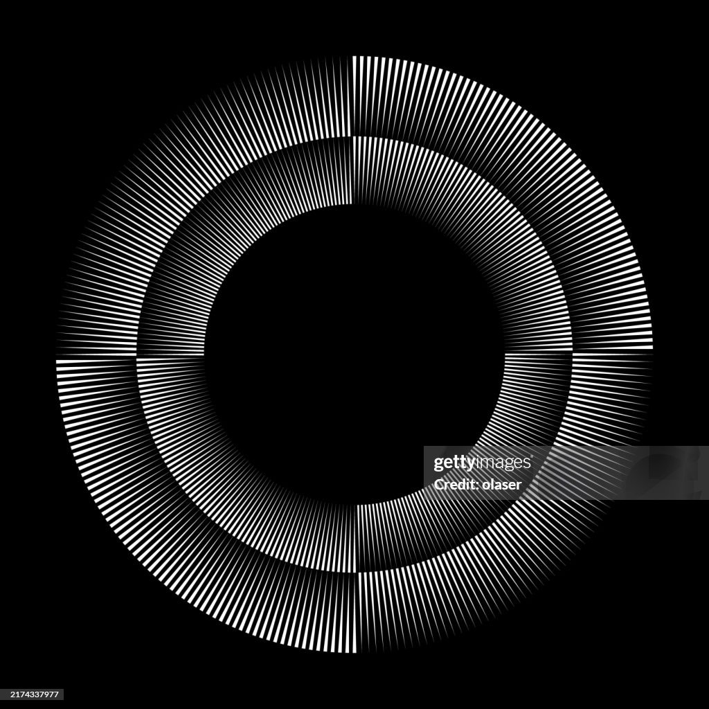 Four sections shape made of slim triangles in two orbits