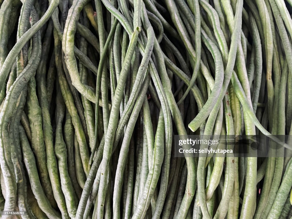 Close-Up Of Long Beans