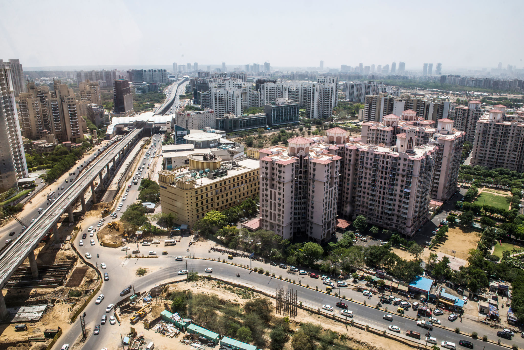 gurugram skyline