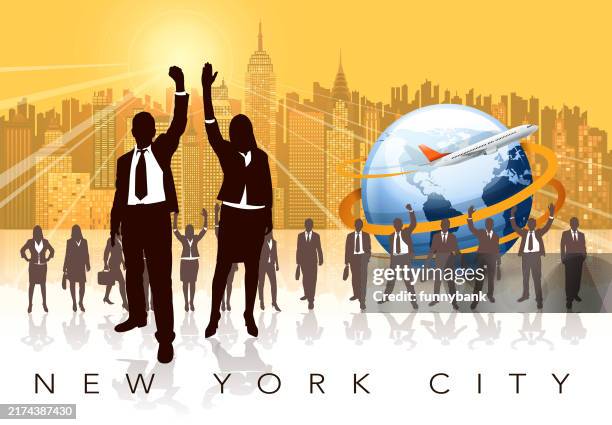 economic forum sign - manhattan map stock illustrations