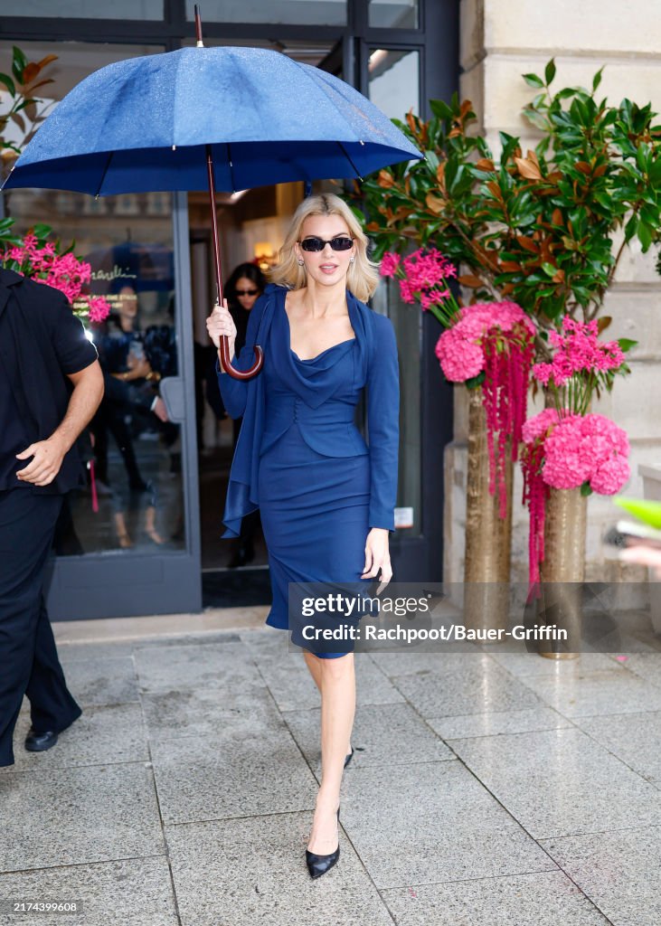 Celebrity Sightings In Paris - September 25, 2024