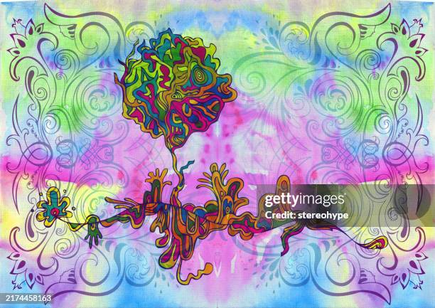 vivid tree - sprout background stock illustrations