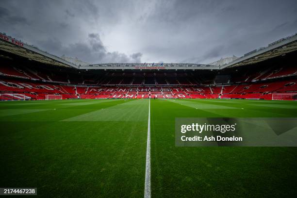 General view of Olf Trafford ahead of the UEFA Europa League 2024/25 League Phase MD1 match between Manchester United and FC Twente at Old Trafford...