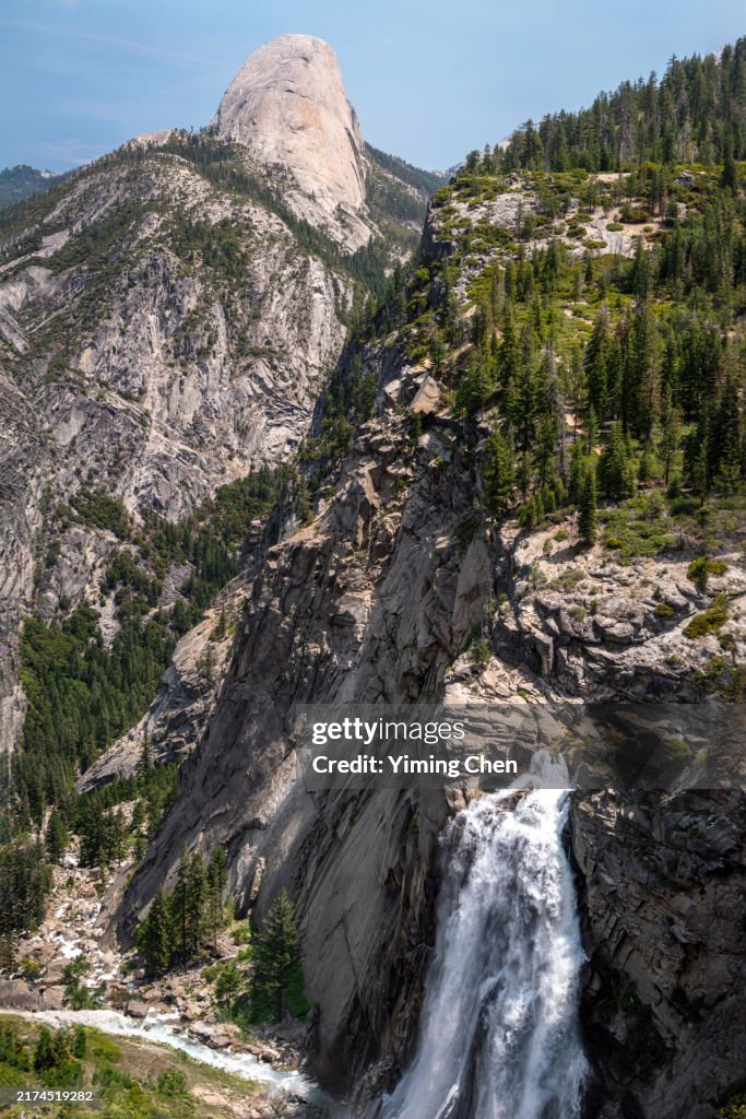 Illilouette Fall and Half Dome