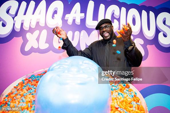 Shaquille O'Neal Celebrates The Launch Of Shaq-A-Licious XL Gummies At Hershey's Chocolate World Shaquille O'Neal Celebrates The Launch Of Shaq-A-Licious XL Gummies At Hershey's Chocolate World