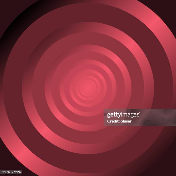 abstract red spiral background design. - vortex tunnel stock illustrations