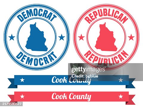 Cook County Georgia Map On Rubber Stamp With Banner High-Res Vector ...